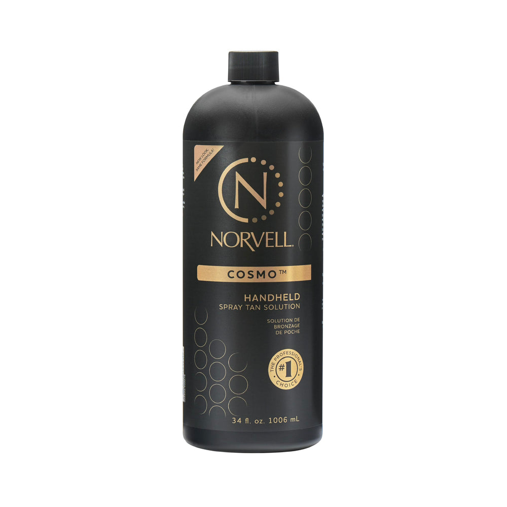 Norvell Cosmo front packaging showing bottle and label benefits