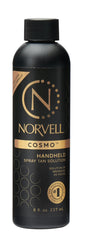 Norvell Cosmo front packaging showing bottle and label for professional tanning