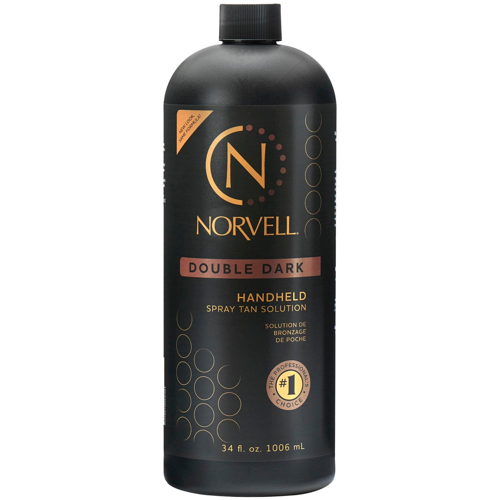 Norvell Double Dark front bottle showing volume and professional look