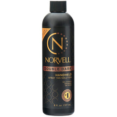 Norvell front bottle view showing product and professional results