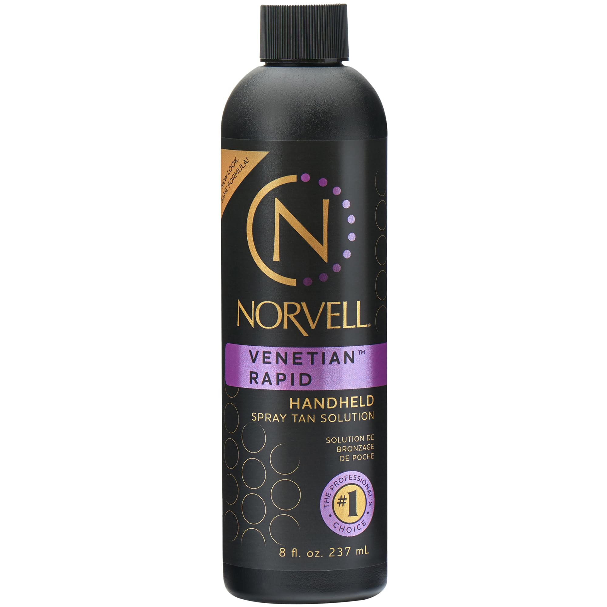 Norvell bottle front packaging showing product and quick-rinse benefit