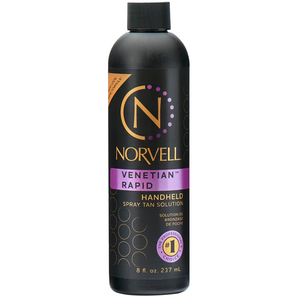 Norvell bottle front packaging showing product and quick-rinse benefit