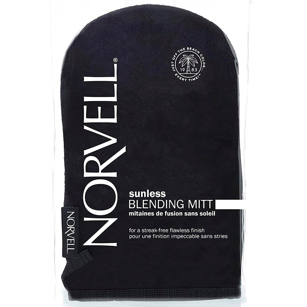 Norvell front view mitt showing shape and coverage for flawless application