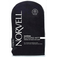 Norvell front view mitt showing shape and coverage for flawless application