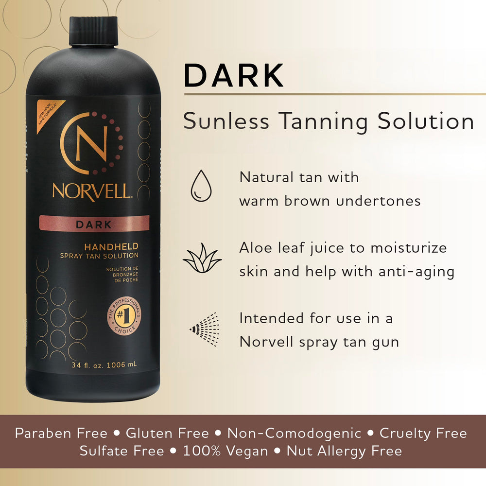 Norvell label close-up highlighting ingredients and clean-beauty claims for reassurance
