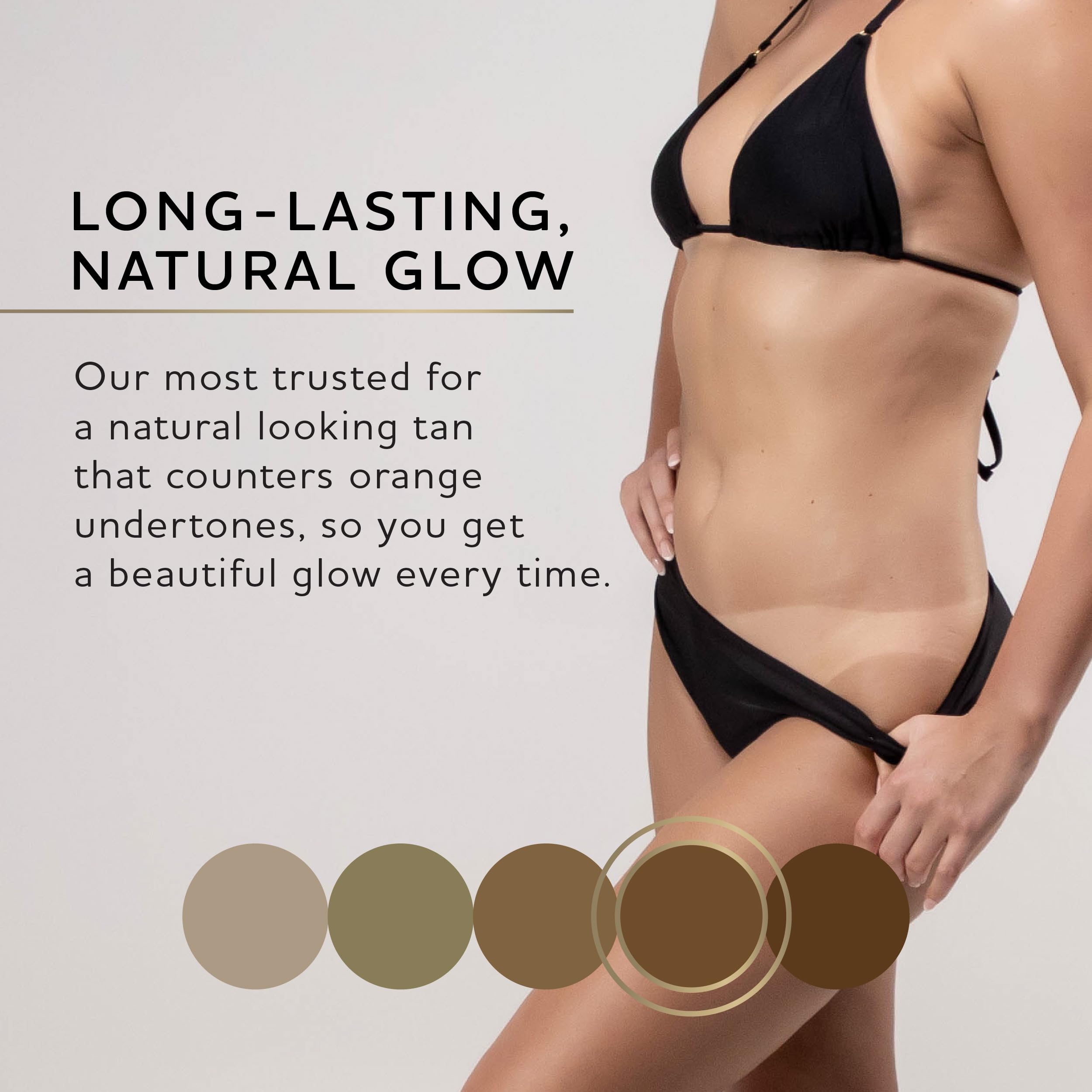 Norvell Tuscan Plus before and after legs showing natural tan result