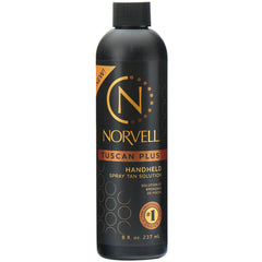 Norvell Tuscan Plus front bottle showing branding and color benefits