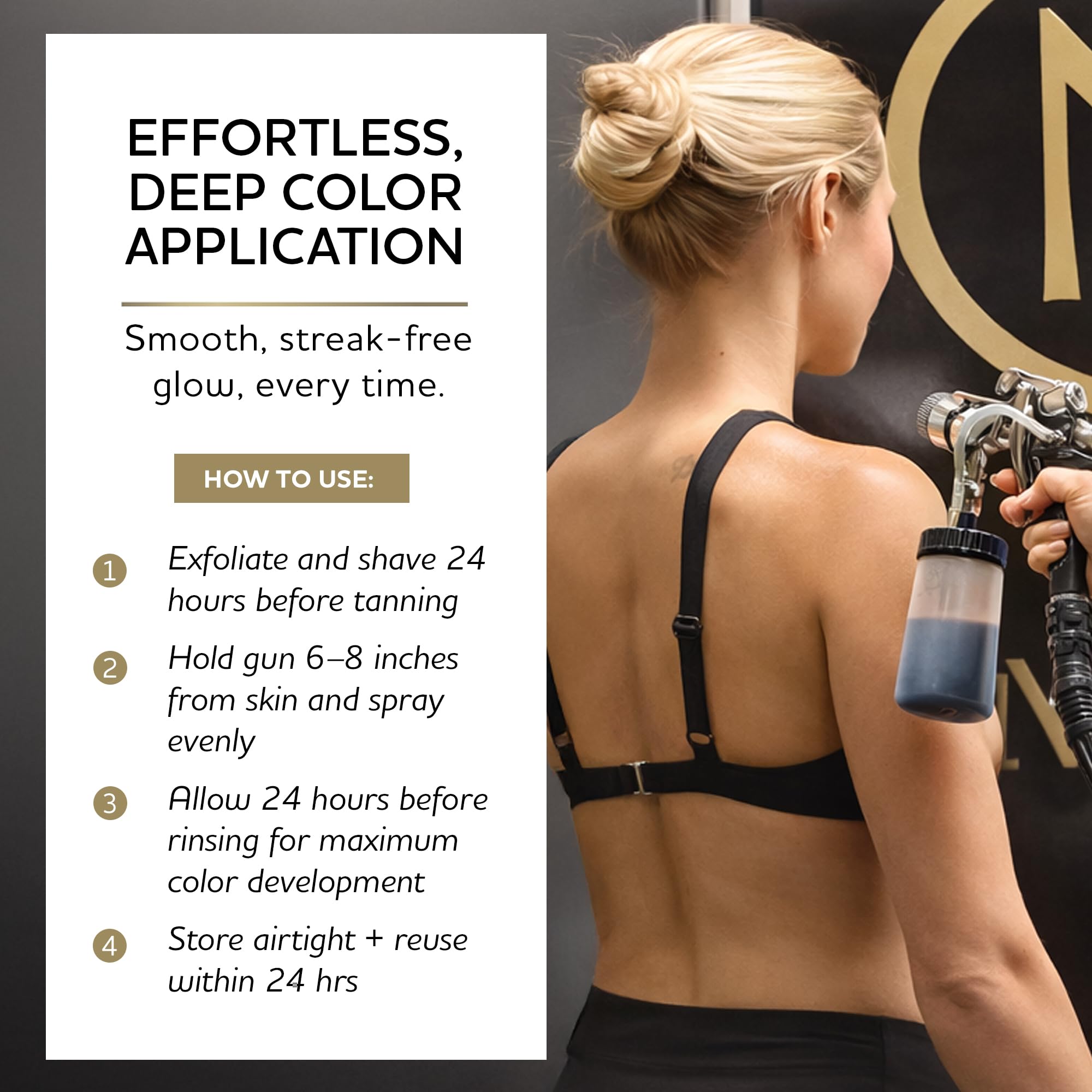 Norvell product on salon counter with client preparing, demonstrating professional use benefit