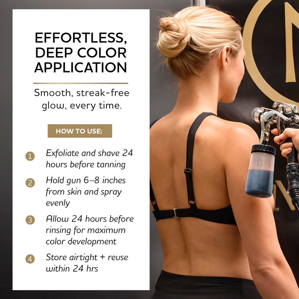 Norvell product on salon counter with client preparing, demonstrating professional use benefit