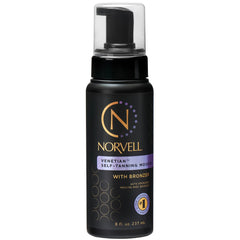 Norvell bottle front view showing packaging and easy-to-use pump
