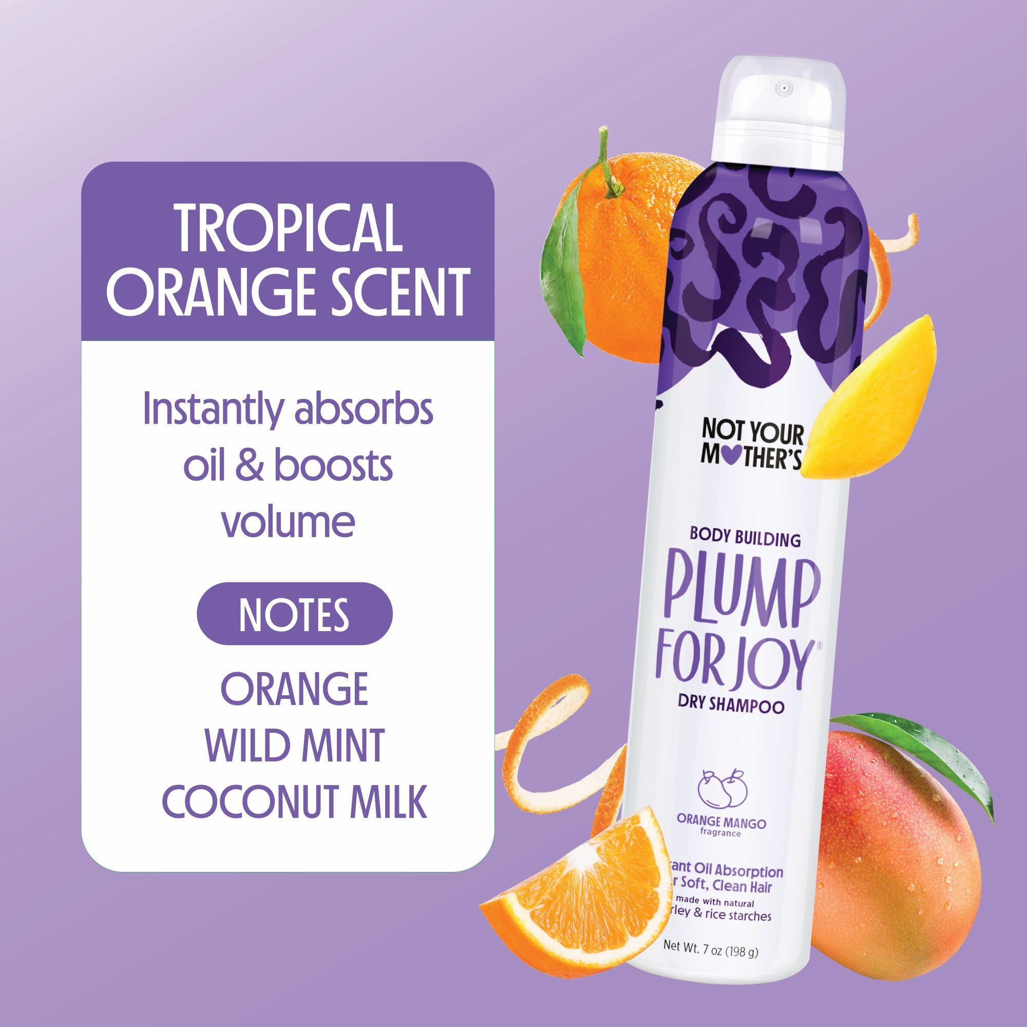 Not Your Mother's side labels showing ingredient info and clean formulation