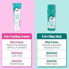 Not Your Mother's label detail showing argan oil and UV protection benefit