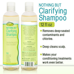 NOTHING BUT shampoo pump close-up highlighting easy dispensing and spill-free use benefit: convenient application
