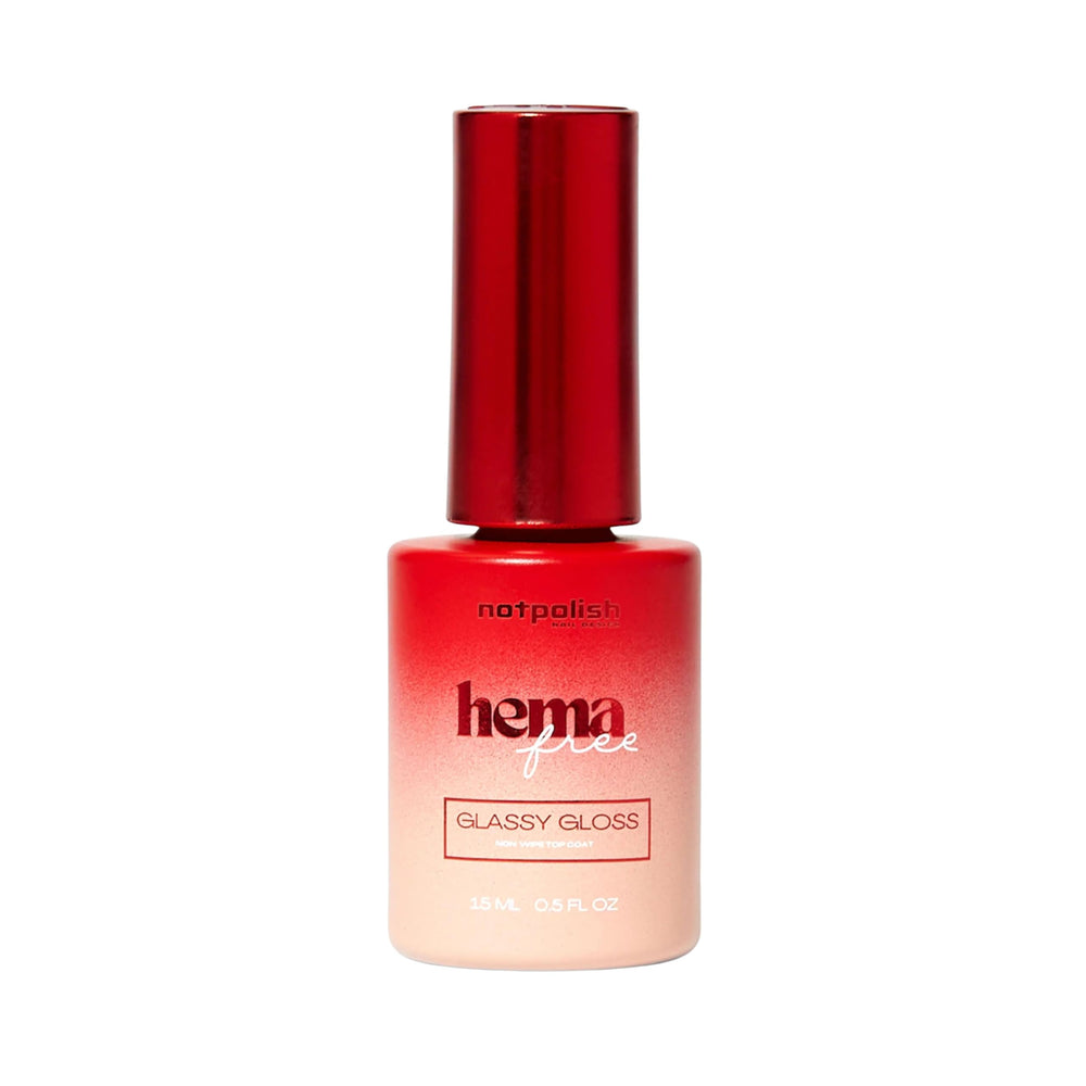 Notpolish Gloss It top coat front bottle showing glossy finish benefit