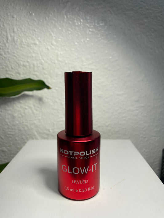 Notpolish brush stroke close-up showing smooth no-wipe glossy finish