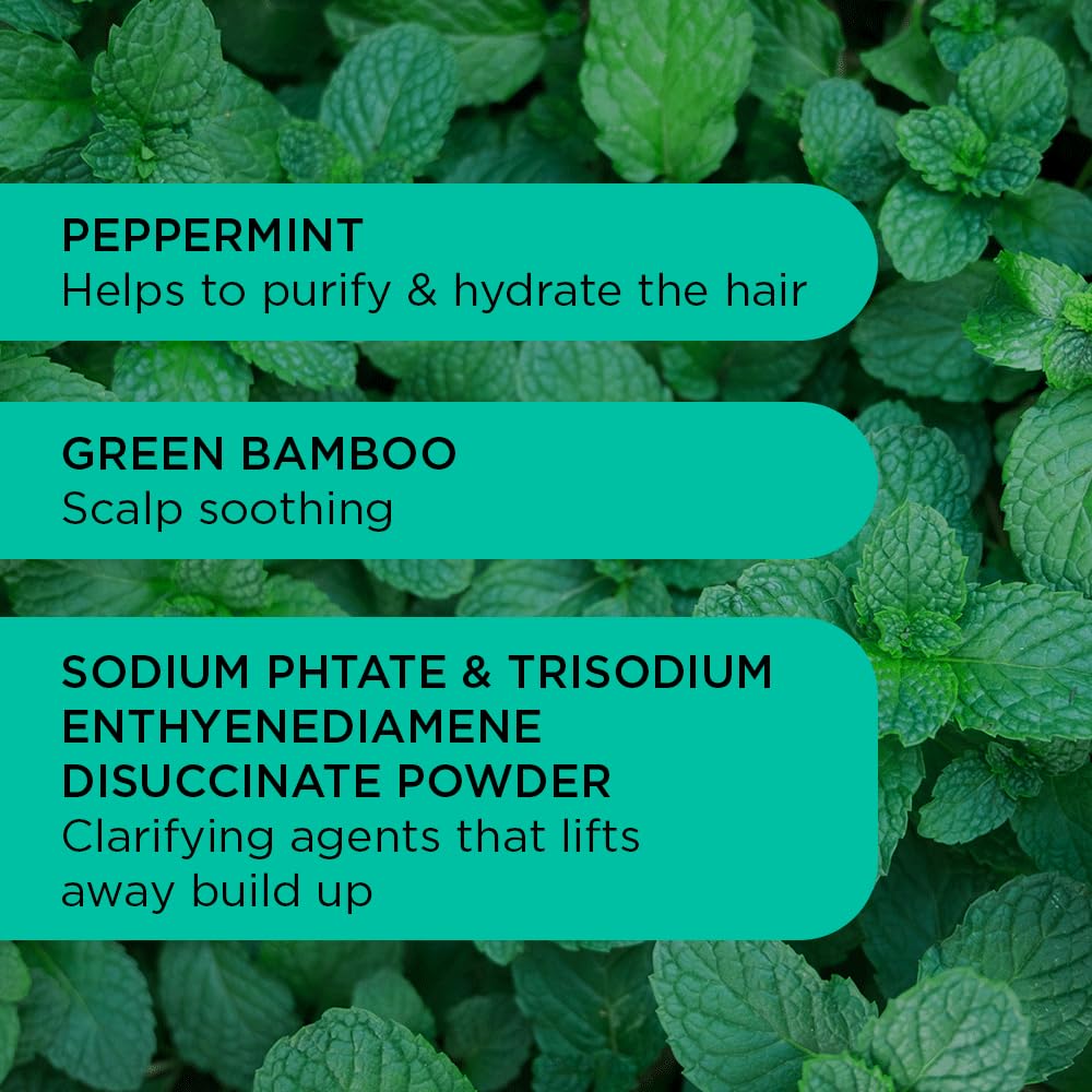 Noughty peppermint and sorrel leaves ingredient shot showing natural-refresh benefit