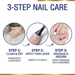 NovaCharm applying oil to cuticle showing easy massage-in care benefit