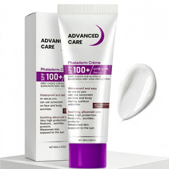NovaCharm front tube image showing SPF100 protection and portable design