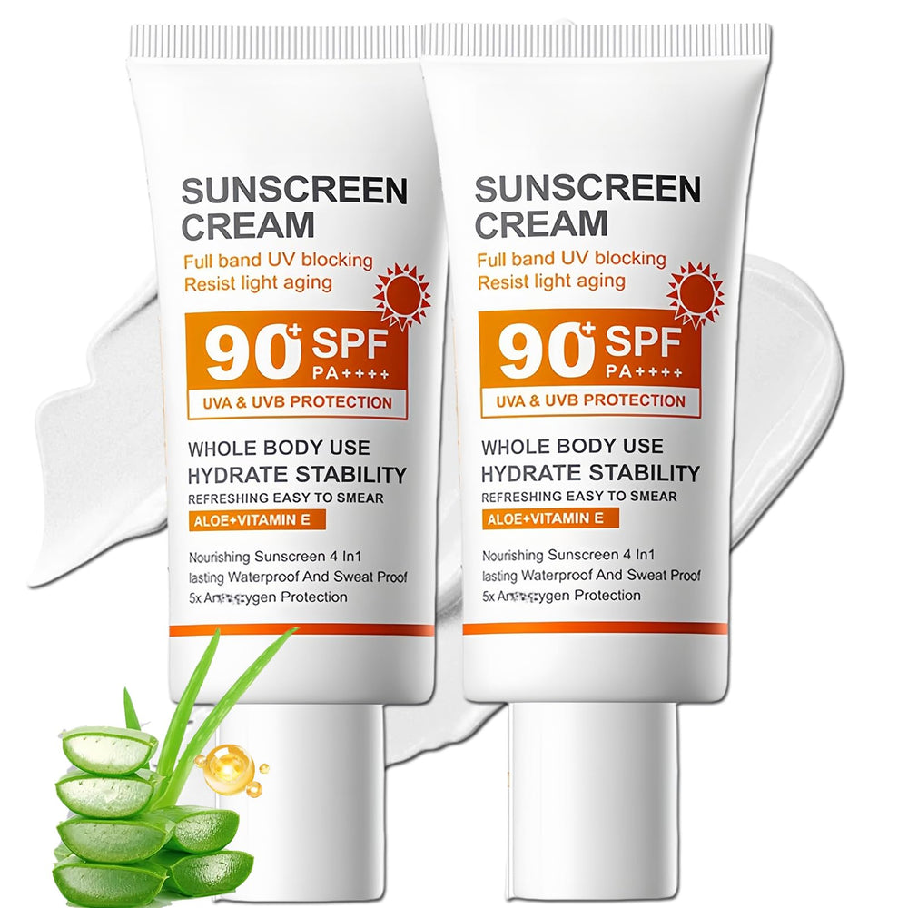 NovaCharm front packaging showing SPF 90+ protection benefit