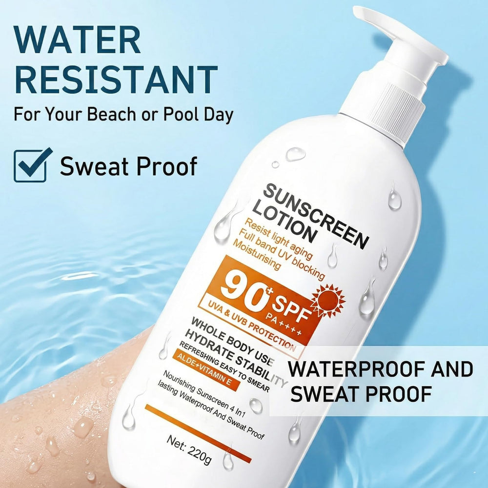 NovaCharm splash test image illustrating waterproof and sweat-resistant performance