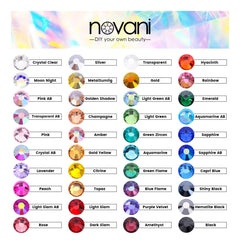 novani rhinestones accenting costume seam for eye-catching stage sparkle