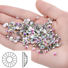 novani scattered rhinestones on surface highlighting sparkle and variety