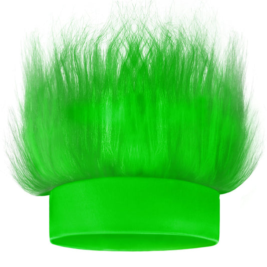 Novelty Place front view headband shows vibrant green and bold style