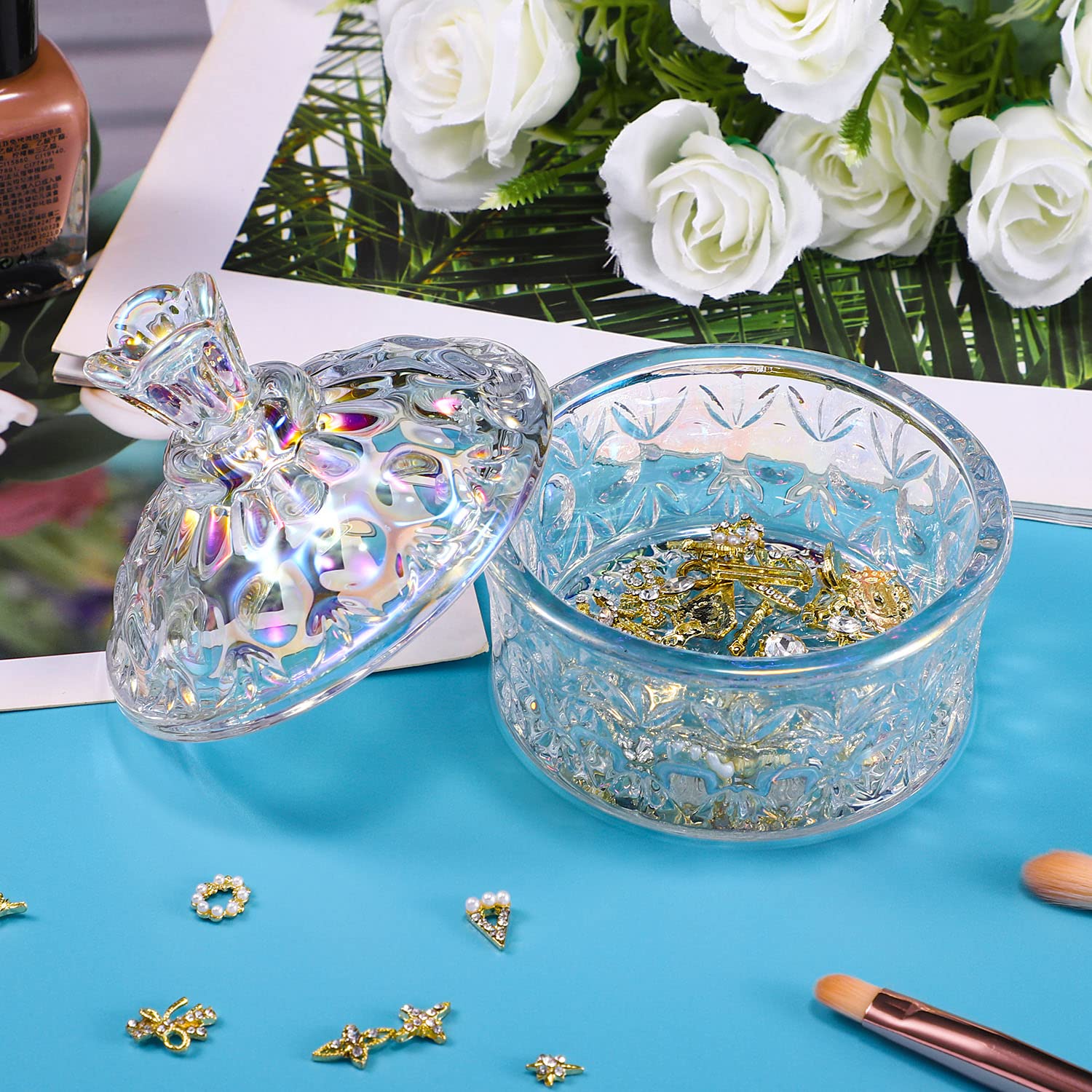 Noverlife bowl on a manicure station adding style and practical storage