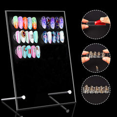 Noverlife stainless-steel support attached for steady, wobble-free display