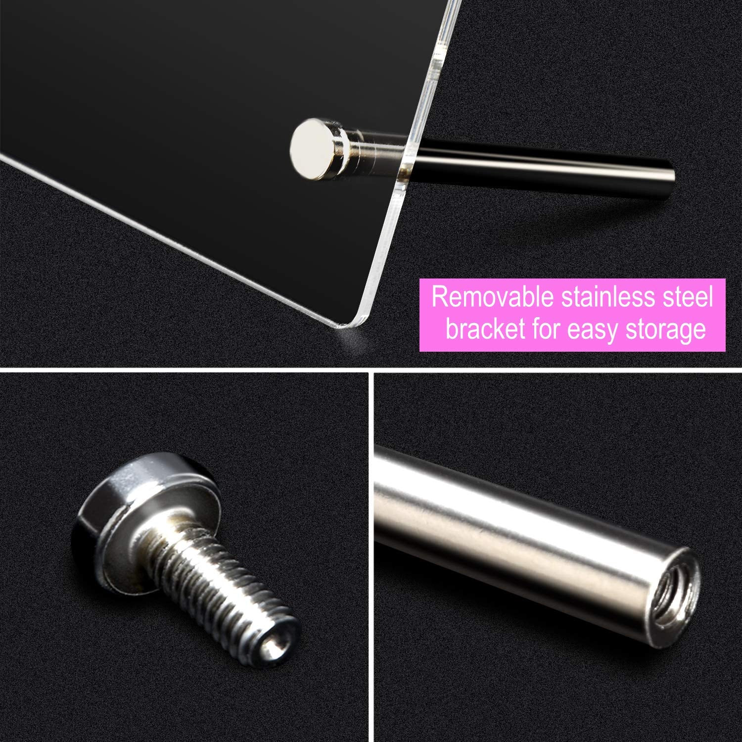 Noverlife board showcasing glitter and texture polish for accurate detail
