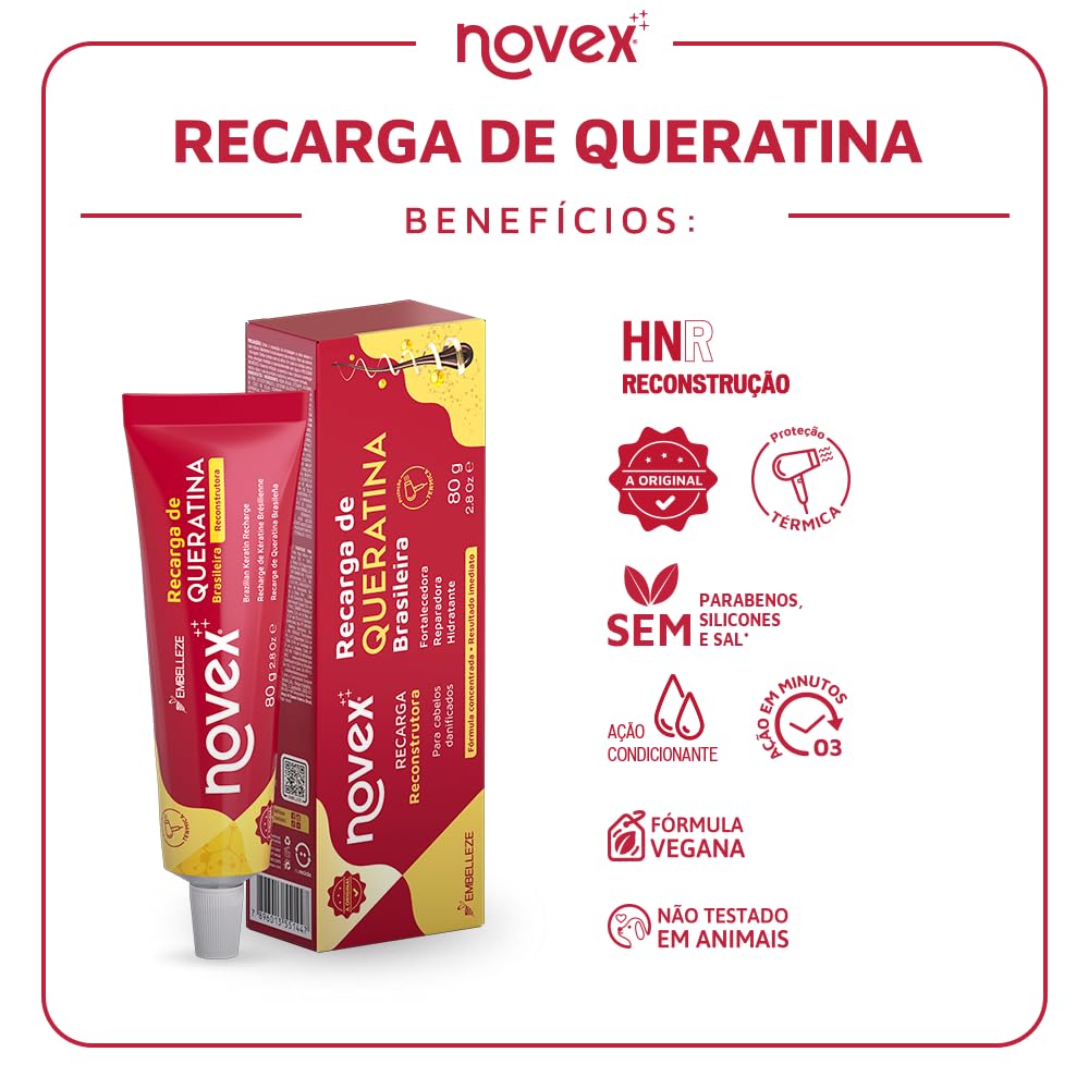 NOVEX creamy leave-in texture on hand demonstrating rich hydration benefit