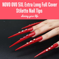 NOVO OVO close-up of sharp stiletto point highlighting precise sculpting benefit
