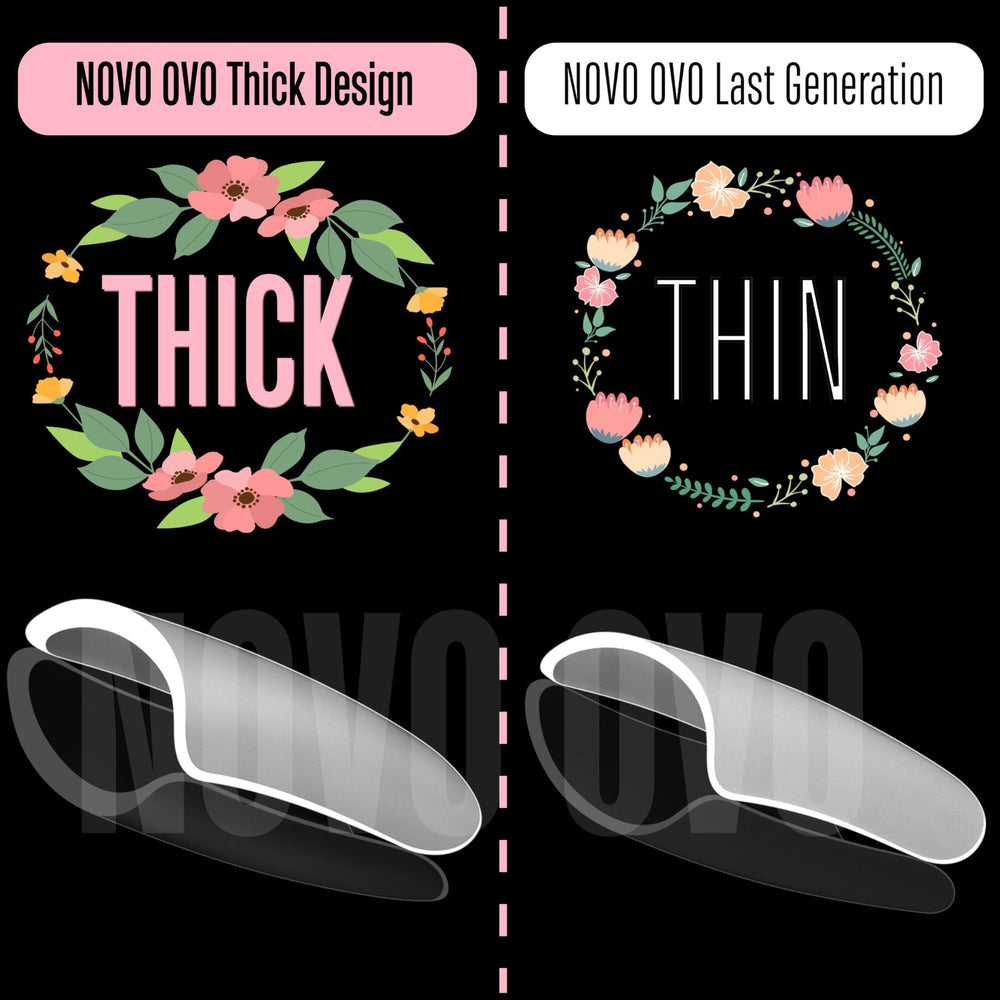 NOVO OVO close-up of double-thick free edge demonstrating extra durability