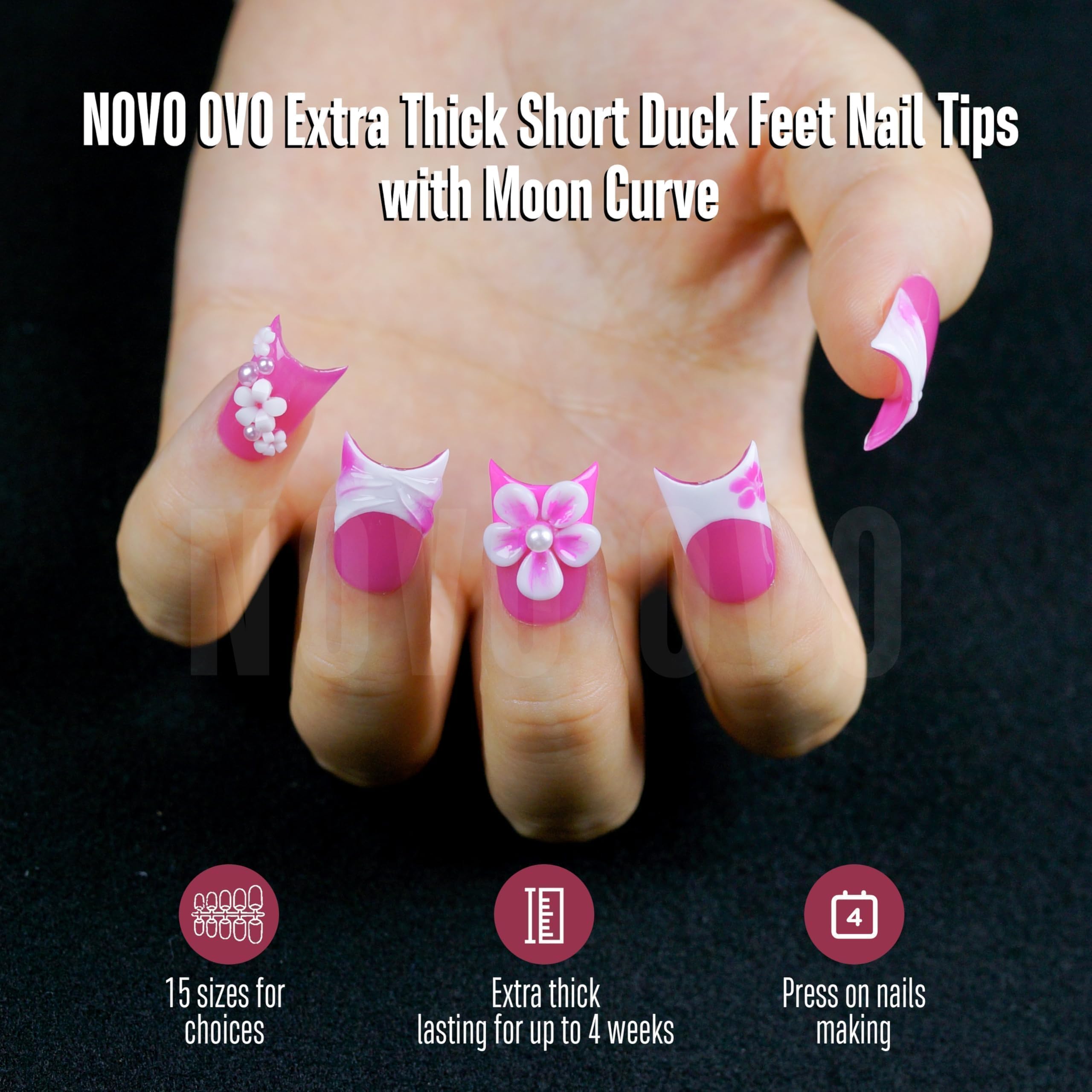 NOVO OVO close-up of moon curve profile delivering precise fit and less filing