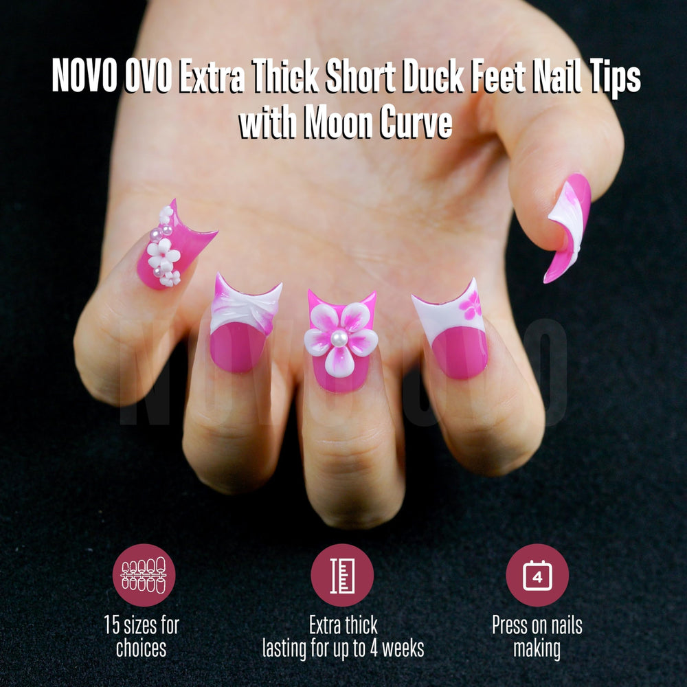 NOVO OVO close-up of moon curve profile delivering precise fit and less filing