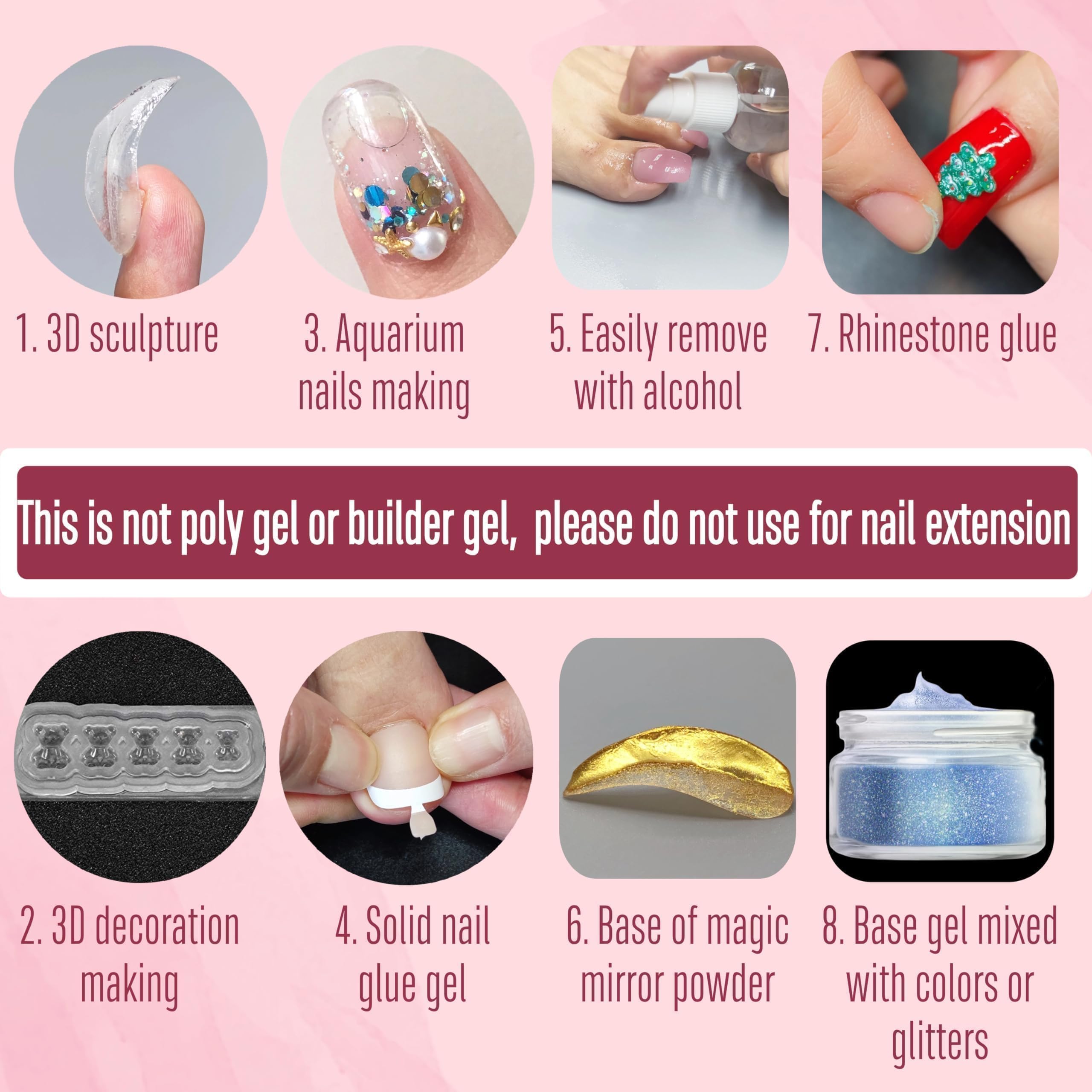 NOVO OVO close-up of gel texture highlights non-sticky consistency