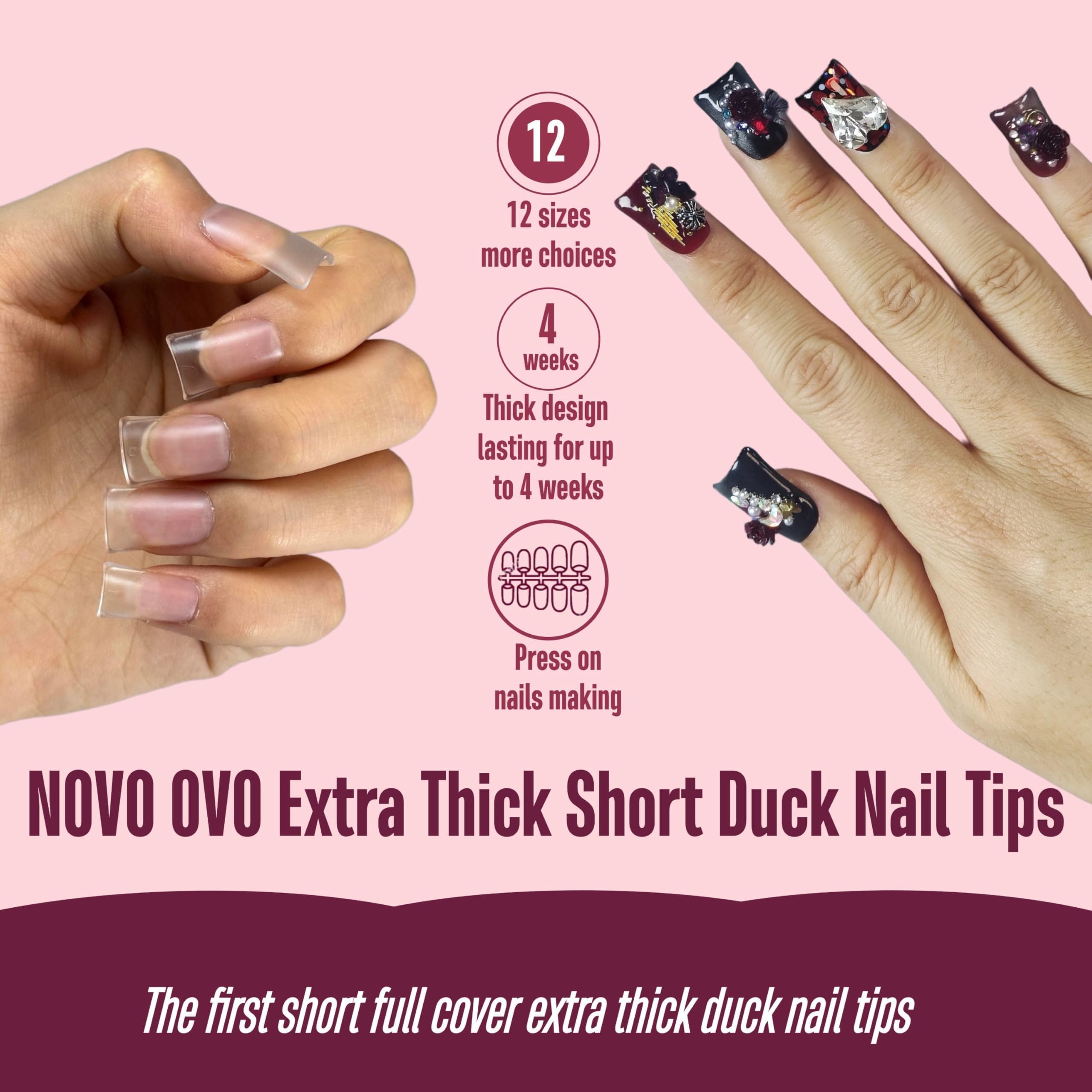 NOVO OVO soft-gel cuticle area close detail showing flexible comfort