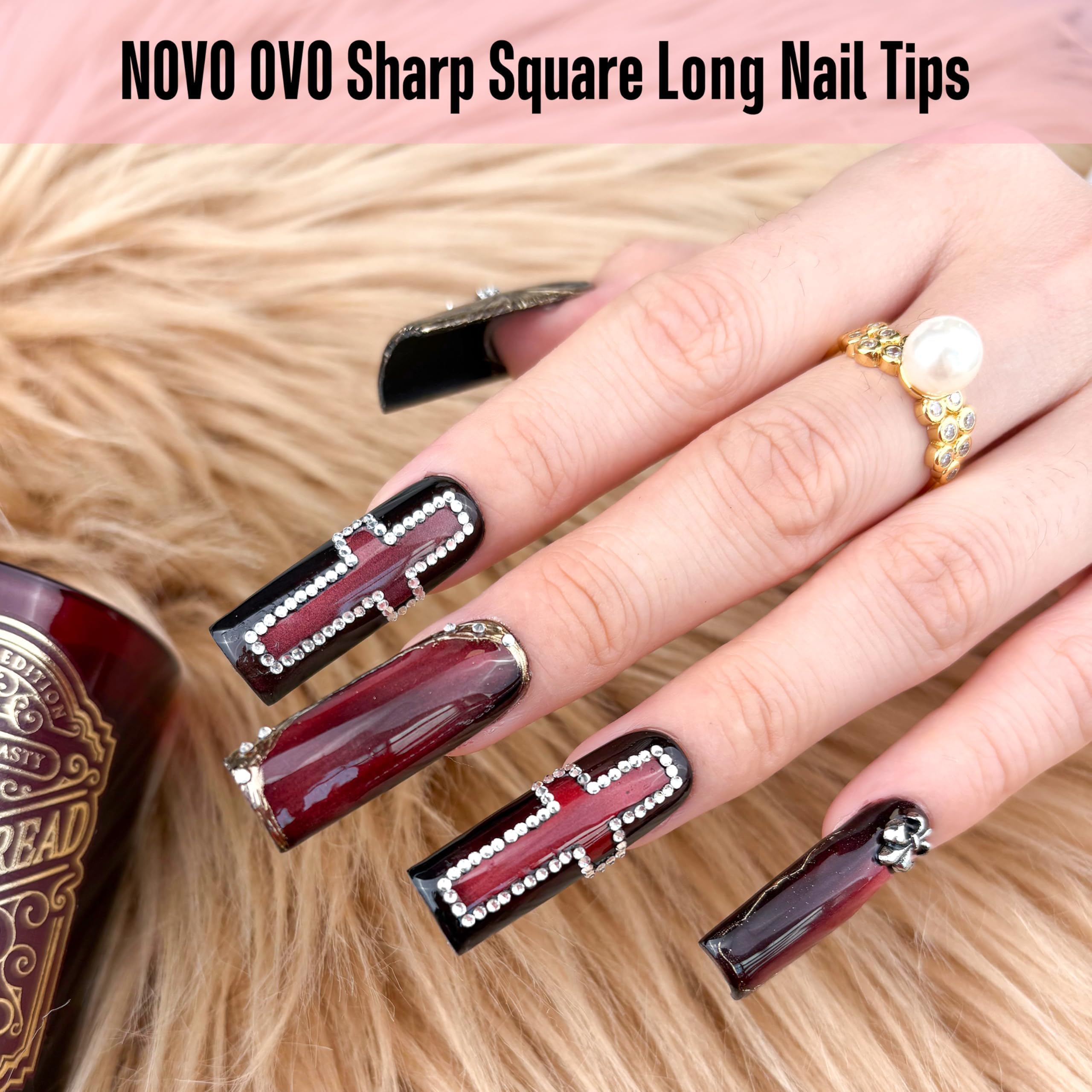 NOVO OVO close-up of thick free edge highlighting added strength benefit