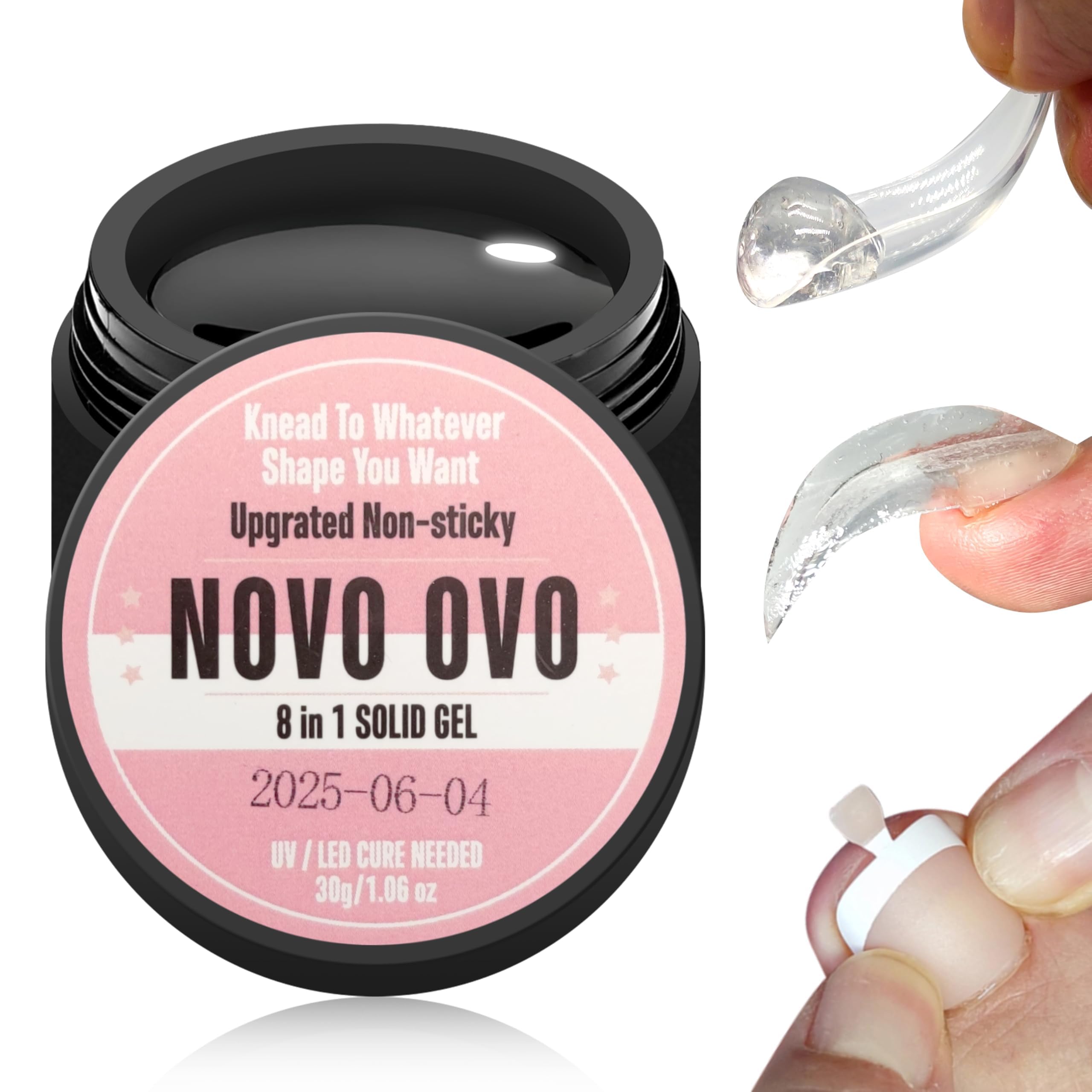 NOVO OVO front bottle shot showing label and 30ml size benefit