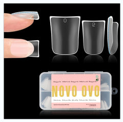 NOVO OVO front packaging showing full 120-piece duck feet tips and benefits