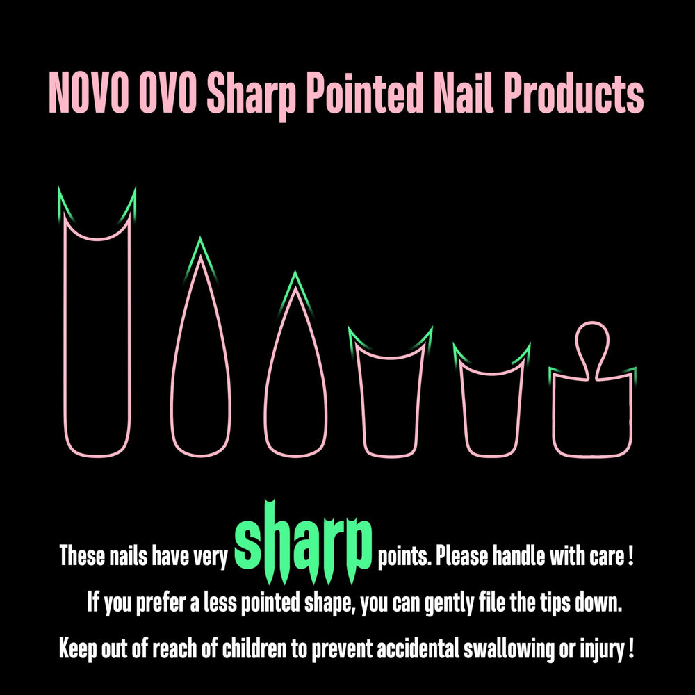 NOVO OVO full set laid out displaying 224 pieces and size range