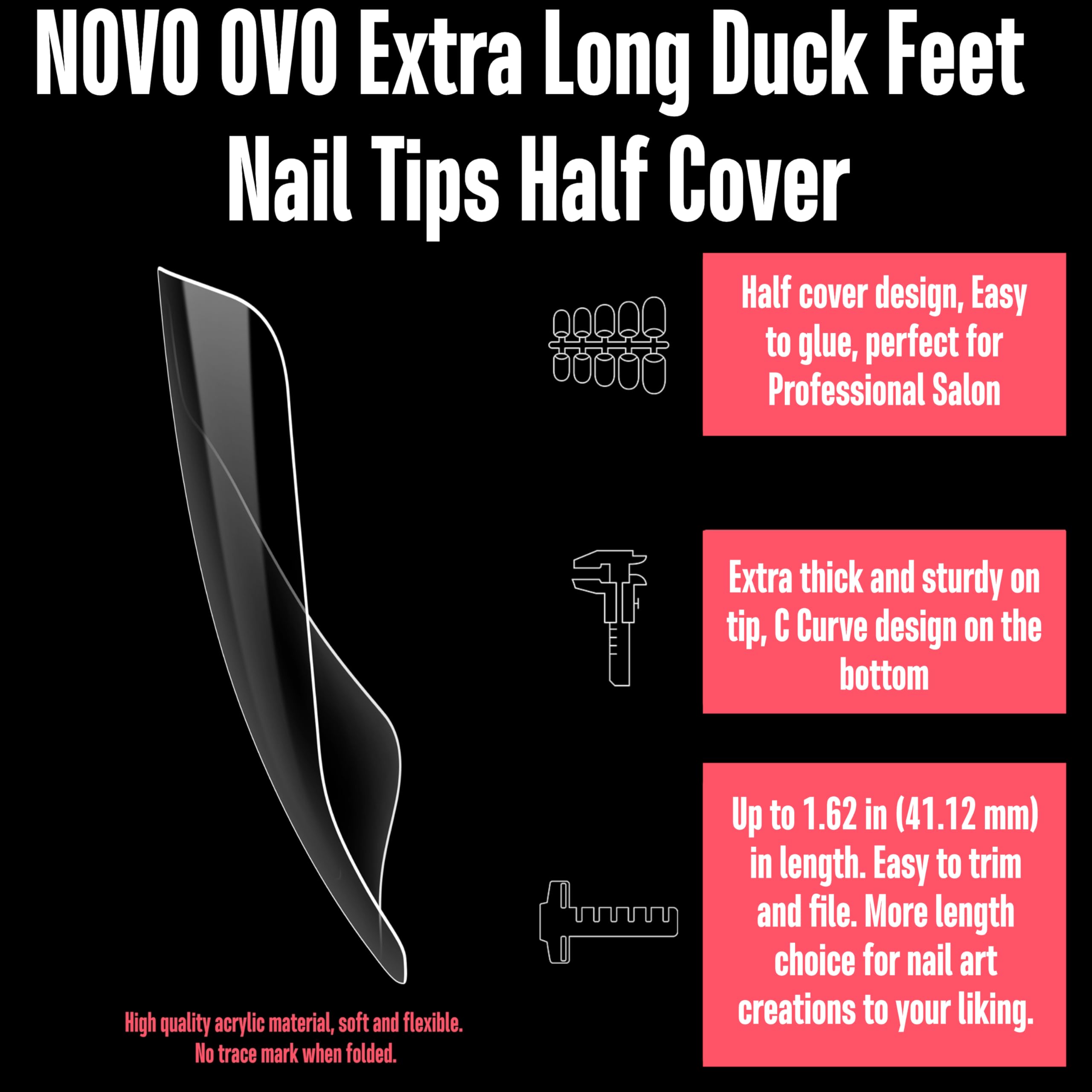 NOVO OVO in use application with brush showing easy glue and fit benefit