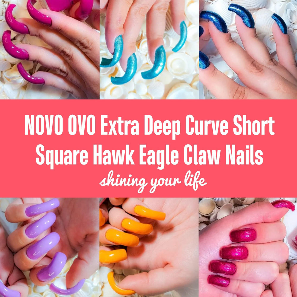 NOVO OVO tip in use with polish being applied for smooth coverage and crisp design