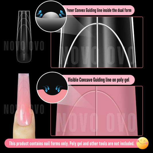 NOVO OVO close-up of inner convex guiding lines, aids precise apex shaping