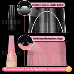 NOVO OVO close-up of inner convex guiding lines, aids precise apex shaping