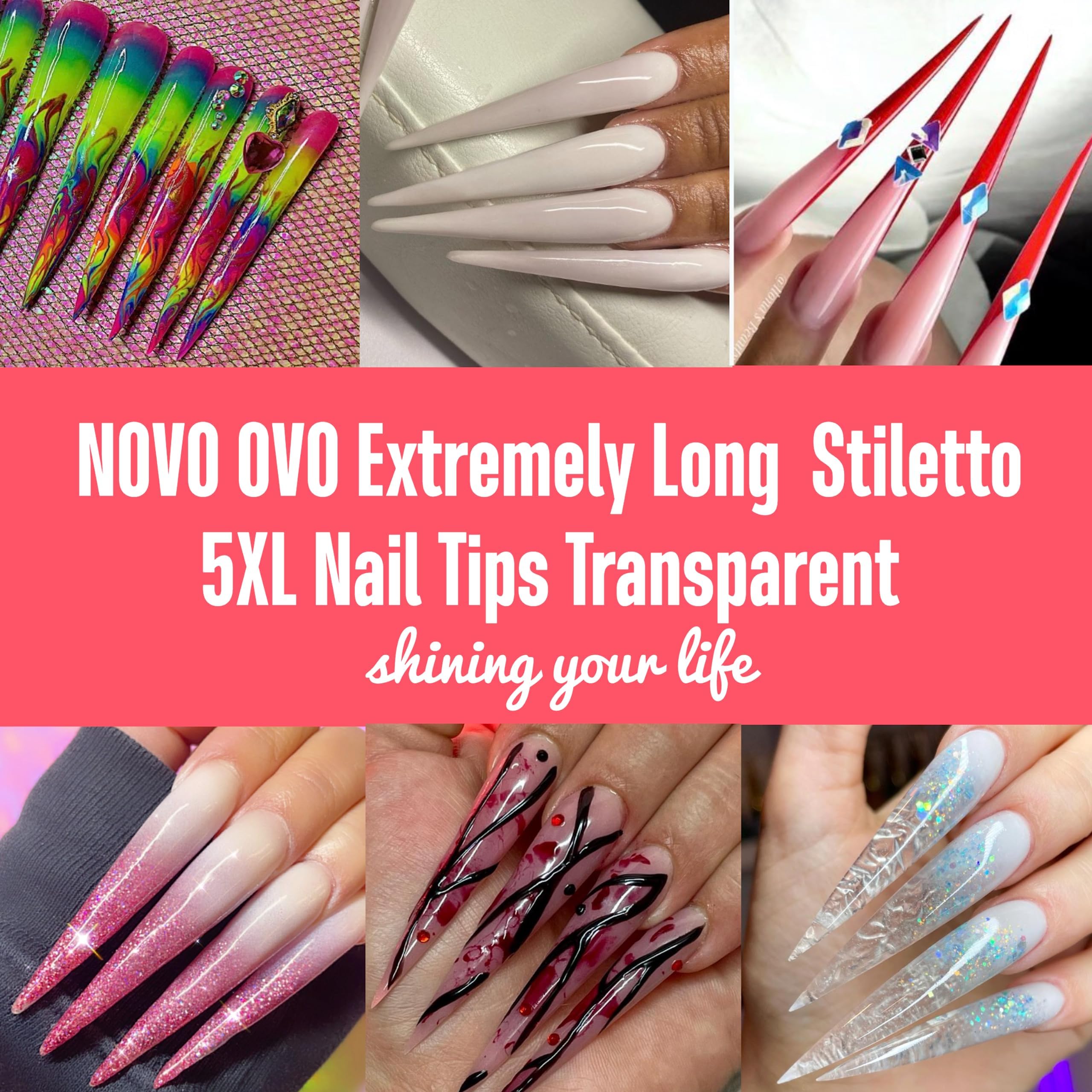 NOVO OVO nails used in Halloween cosplay setting delivering bold visual impact