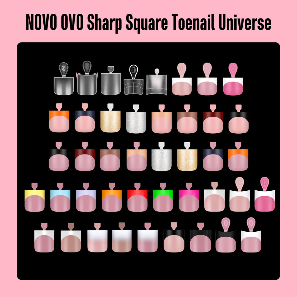 NOVO OVO matte surface close-up ready for nail art and decorations