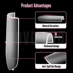 NOVO OVO painted tip sample showcasing smooth polish compatibility
