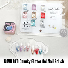 NOVO OVO 5ml jar next to coin showing compact travel-friendly size