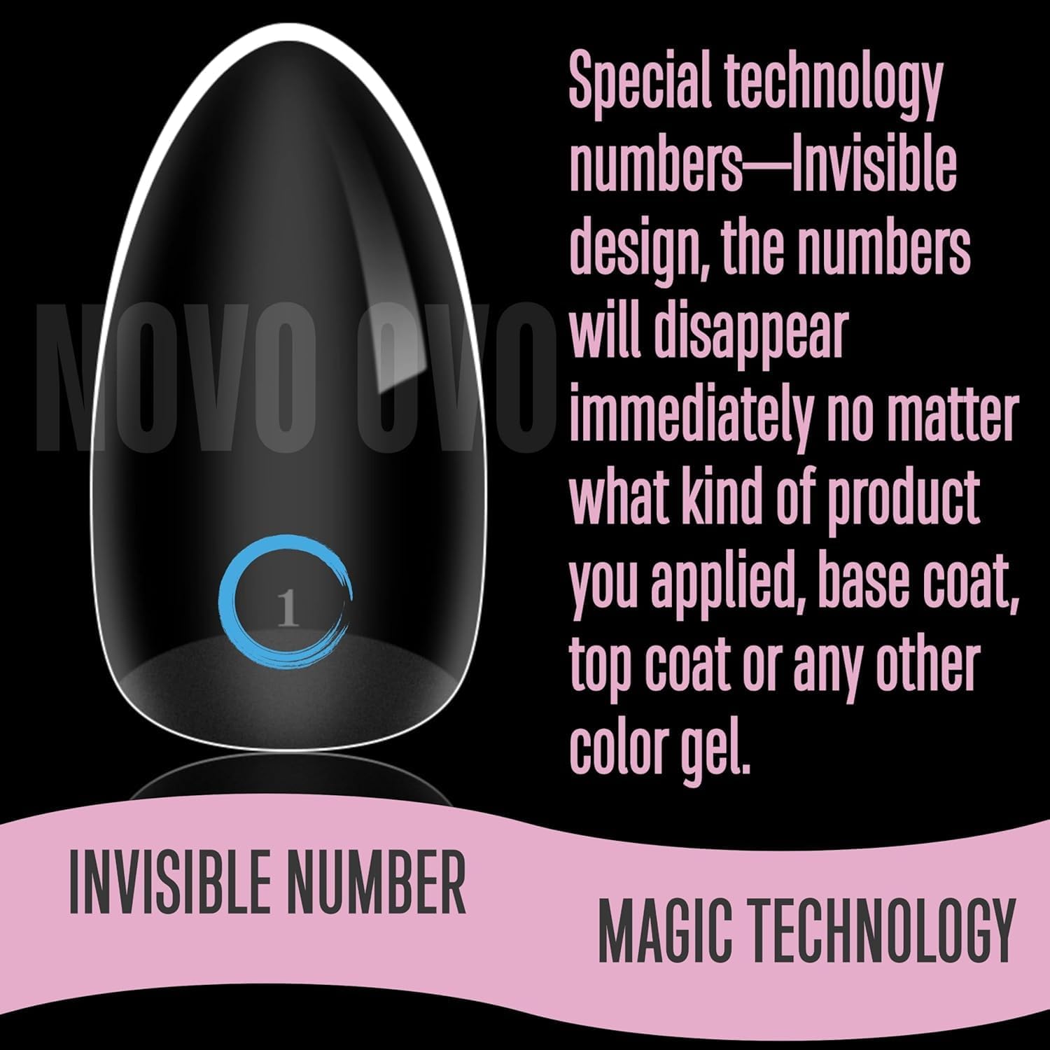 NOVO OVO size comparison next to a hand to show scale and fit guidance